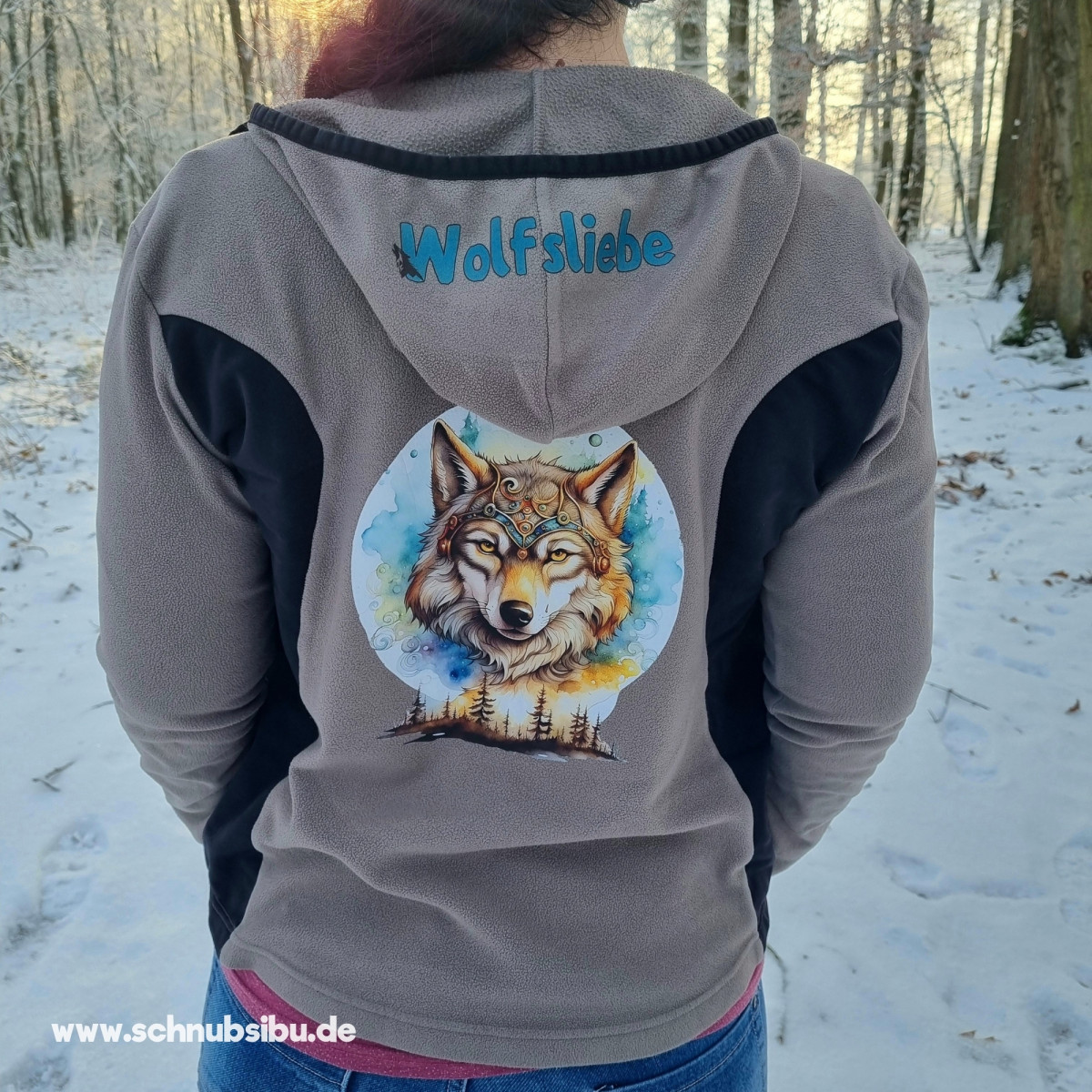 Bügelbild Fantasie-Tiere Wolf